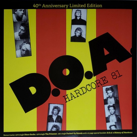 D.O.A. - Hardcore 81 LP