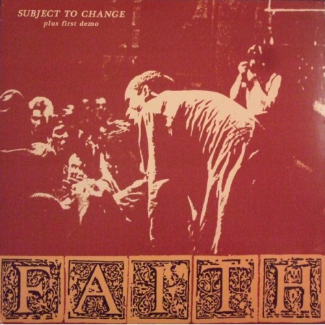 Faith - Subject To Change 12''